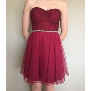 Speechless Red Formal Dress